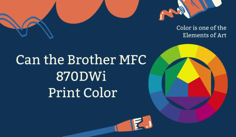 Can the Brother MFC 870DWi Print Color